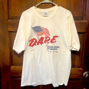 Vintage D.A.R.E. T-Shirt. Men’s XL DARE Tee.